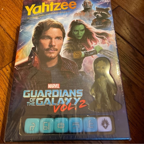 Marvel: Guardians of the Galaxy Vol. 2 - Yahtzee Dice Game (2017) - New - Picture 1 of 7